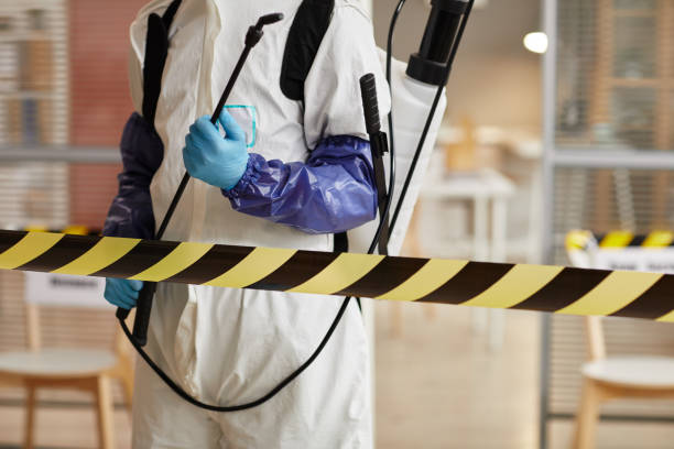 Professional Blood Cleanup technician working in Crosby, TX